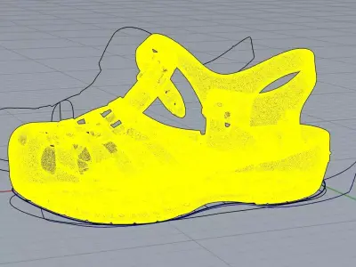 Crocs shoe 3D model