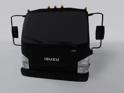 5 TRUCKS ISUZU COLLECTION  LOW POLY 5 Pack  3D model