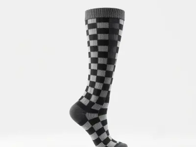 Checkered Sock D Model Pack  High Detail Low-poly 3D model