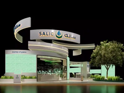 Exhibition booth design salic 3D model