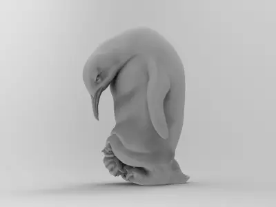 penguin 3D model