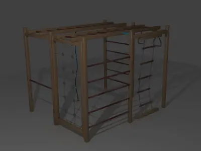 Playground asset Low-poly 3D model