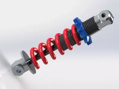 Shock Absorber 3D model