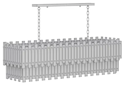 Hand Blown Glass Chandelier 3D model