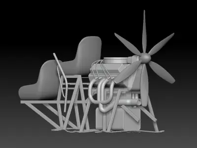 AIRBOAT SWAMP TOURS 3D print model