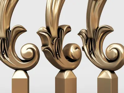 Classic baluster 3D model