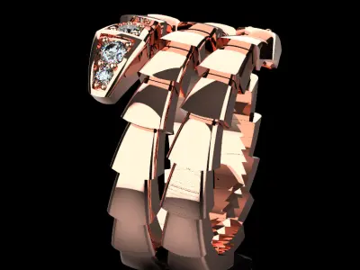 Serpent Ring 65765 3D print model