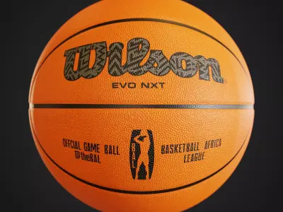 Basketball BAL Official game ball 3D model