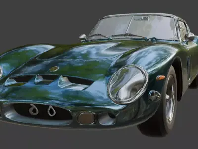 Ferrari 250 GTO 1962 for 3D Printing 3D print model