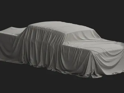 Retro Car Cover 05 3D model