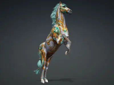 Horse-E2 3D model