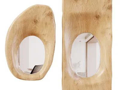 Mirror Set Decorative Low-poly 3D model