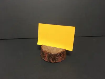Wood Photo Holder Free 3D print model