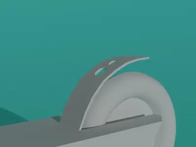 Scooter kick 3D model