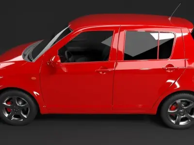 Maruti Suzuki Low-poly 3D model