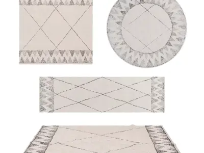 Rugs No 1008 Low-poly 3D model