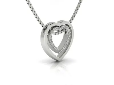 Pendant 12 Heart 3D print model