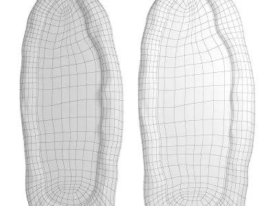 Mirror crumpled  Garikova 3D model