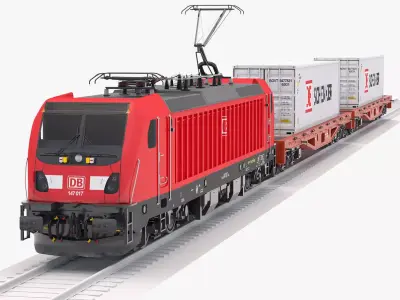 Bombardier TRAXX AC3 DB Cargo 3D model