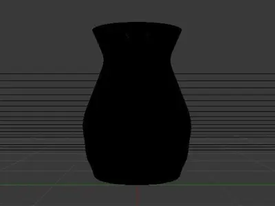 3D Vase  Low-poly 3D model