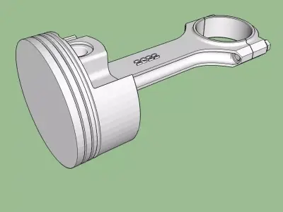 piston rod 3D model