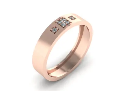 Jewelry Ring 3D print model 25