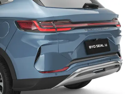 2025 BYD Seal U With Interior 3D model