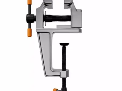 table bench vise 3D model