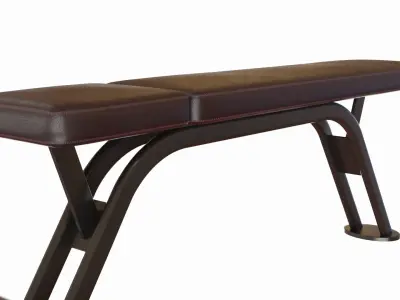 Gym System Bench 3D model