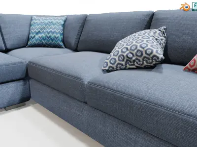 Sofa Couch Furniture set for Living Room Area Arch Viz 3D model