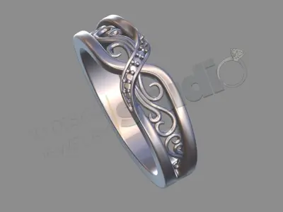 ring 3d model 3D print model buy