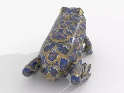 Frog v1 BLEND OBJ FBX DAE GLB 3D model