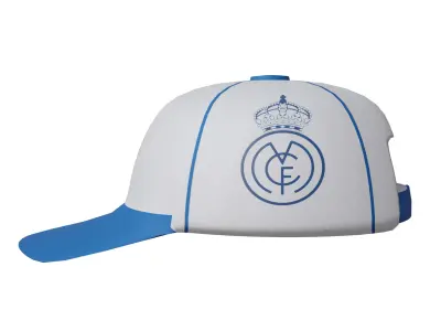 Real Madrid Cap Low-poly 3D model