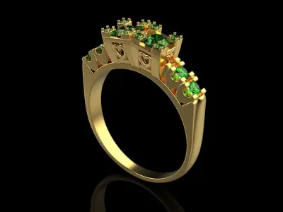 jewelry rings 71 3D print model