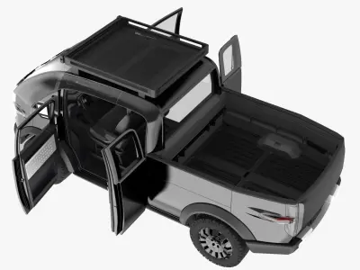Canoo Pickup Truck  3D model