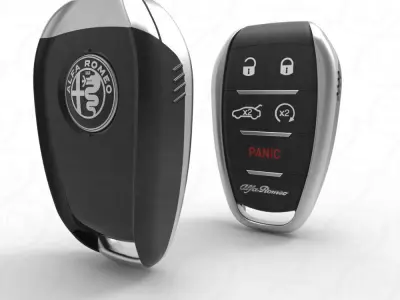 Car key - ALFA ROMEO Giulia  Stelvio 3D model