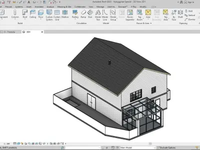 Swedish House 3D model