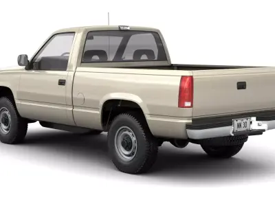 GENERIC PICKUP TRUCK 33 3D model