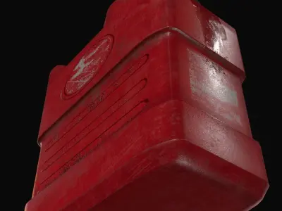 Oil can Low-poly 3D model