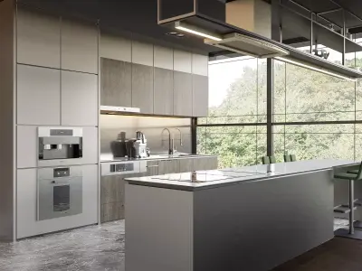 Modern living - D2 3D model