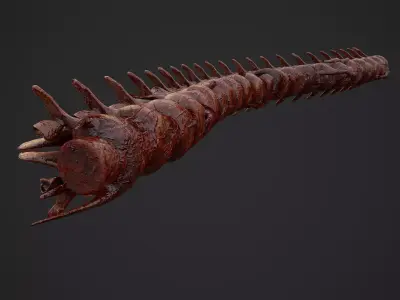 Bloody Spine Low-poly 3D model
