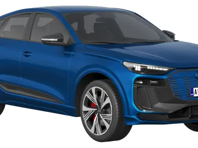 Audi SQ6 Sportback e-tron 2025 3D model