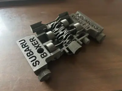 Desk Organizer Ver0 Inspired by SUBARU Impreza EJ20 Engine  3D print model