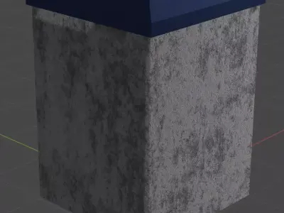 Trash Bin Free low-poly 3D model