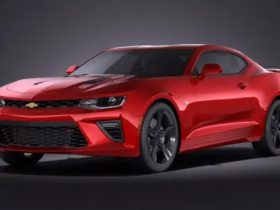 Chevrolet Camaro SS 2016 VRAY 3D model