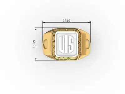 Uis promotion ring   3D print model