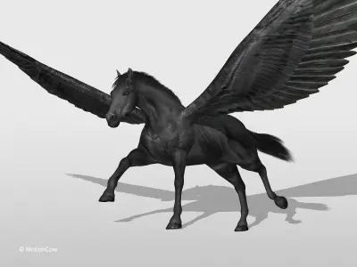 Pegasus - Black 3D model