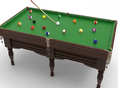 Billiard Table 3D model