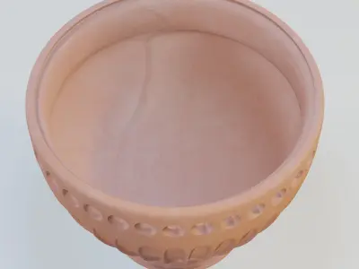 Garden urn planter51 3D model