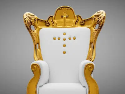 Cone throne chair Free 3D model